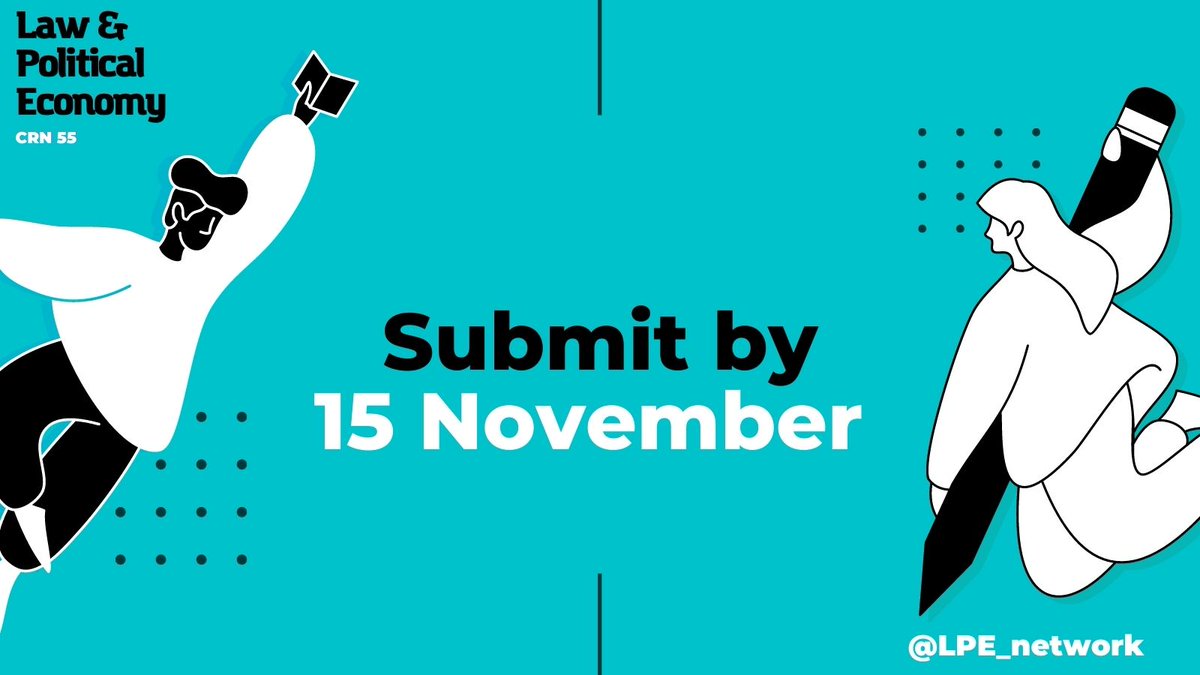 LPE_network's tweet photo. Deadline extended: one more week to submit to #LSA2023 🎉 

The deadline to submit papers and sessions for the 2023 @law_soc Annual Meeting in Puerto Rico has been extended to 15 November at 12pm ET!

Check out our @LPE_network CfP for more details: https://t.co/ORMi4T6S7i https://t.co/2M03vRzbMo