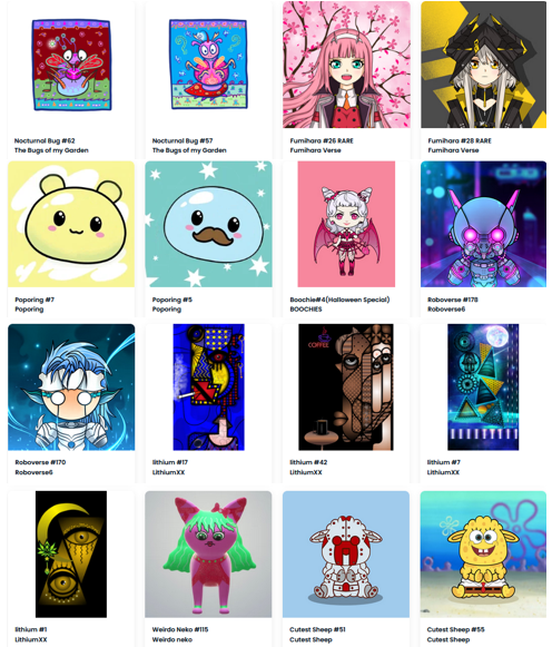 I didn't expect so much participation in my "drop tweet". You were nearly 100 to share your creations. THANK YOU !
I made a few purchases:
<a href="/Hedinft/">HEDI✨🤍</a>
@RoseART_MOMO 😍😍
<a href="/Roboverse6/">Roboverse</a>
<a href="/Amit15483683/">Boochies</a>
@VoxelPoly
<a href="/Fumihara_NFT/">Fumihara Verse</a>
<a href="/handsdall/">Handsdall23 🇫🇷</a>
@SheepCutest 

#NFTs #nftart #nftbehelpful