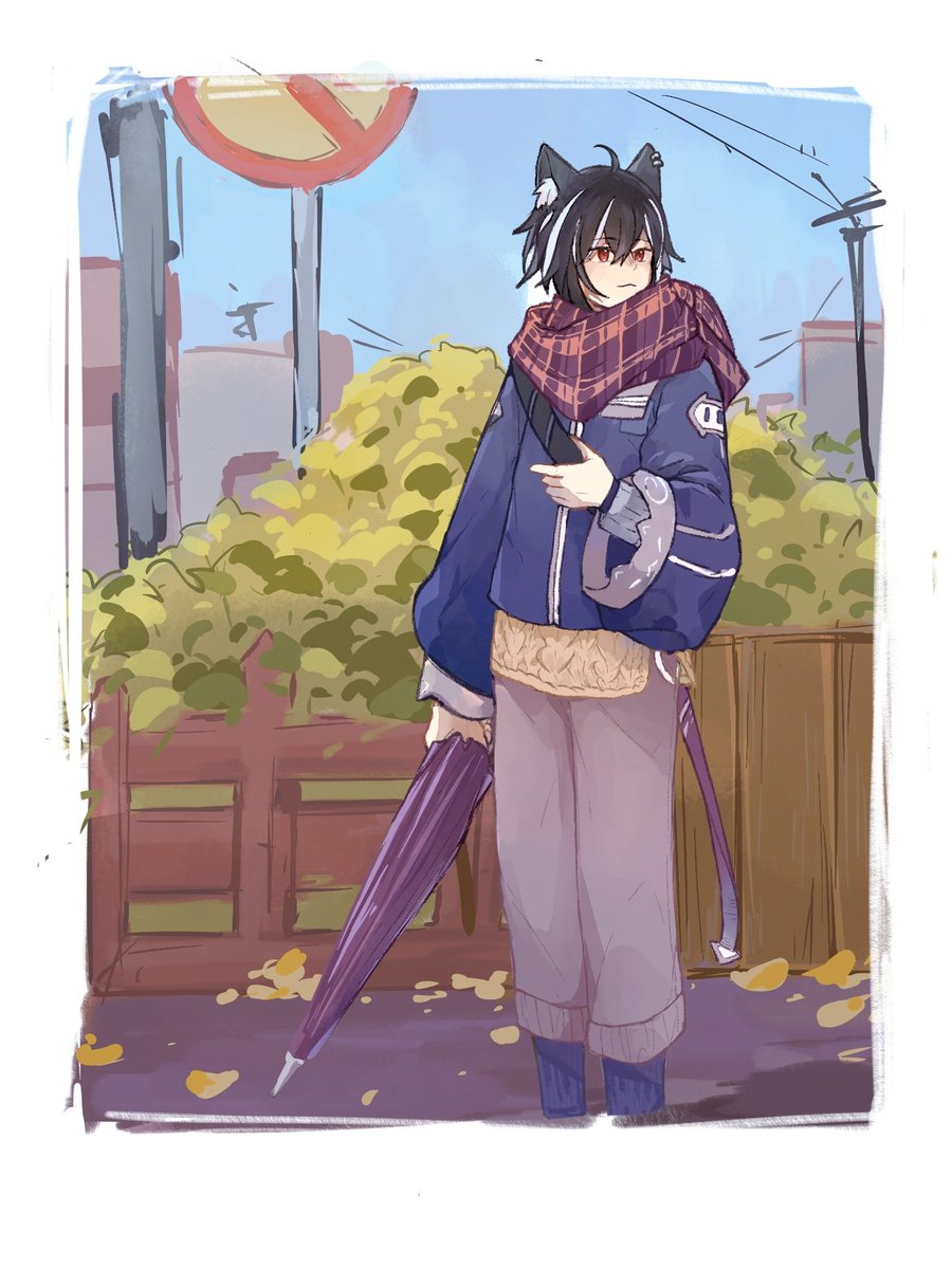 Rando74348758's tweet photo. 【衣装假想注意！】
「行ってきます」のルイくん

ルイくんのところは冬着の季節なのかな、好きなように描いてしまって、ごめなさい!

明日も頑張ってね~
#ルイ美術館 https://t.co/ioz5mJEX12