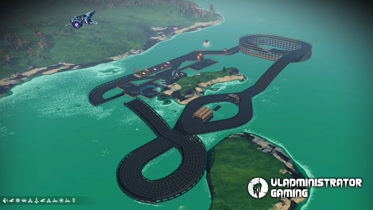 _VladGaming_'s tweet photo. Calling all #Traveller petrol heads, and exocraft enthusiasts! Come check out the Short Circuit Super Speedway, my latest #nomanssky base build!

https://t.co/a3zL4oNwQ2 https://t.co/Sd2sW3qWWn