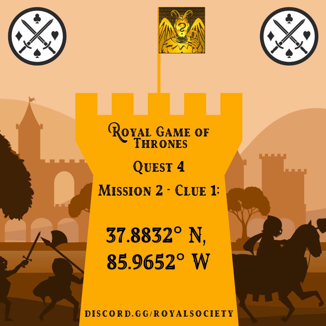 RoyalSocietyOP's tweet photo. Clue #1 of #RGOT Quest Four- Mission Two is here! This mission we are searching for a Royal Society of Players card.
Head to discord now to guess and be ready for the next clue! https://t.co/mNNx5qdJiH
Play Games, Earn #Royal! https://t.co/3zP11gnSC1
#NFTs #NFTGames #RSOP https://t.co/HB0hpfE569