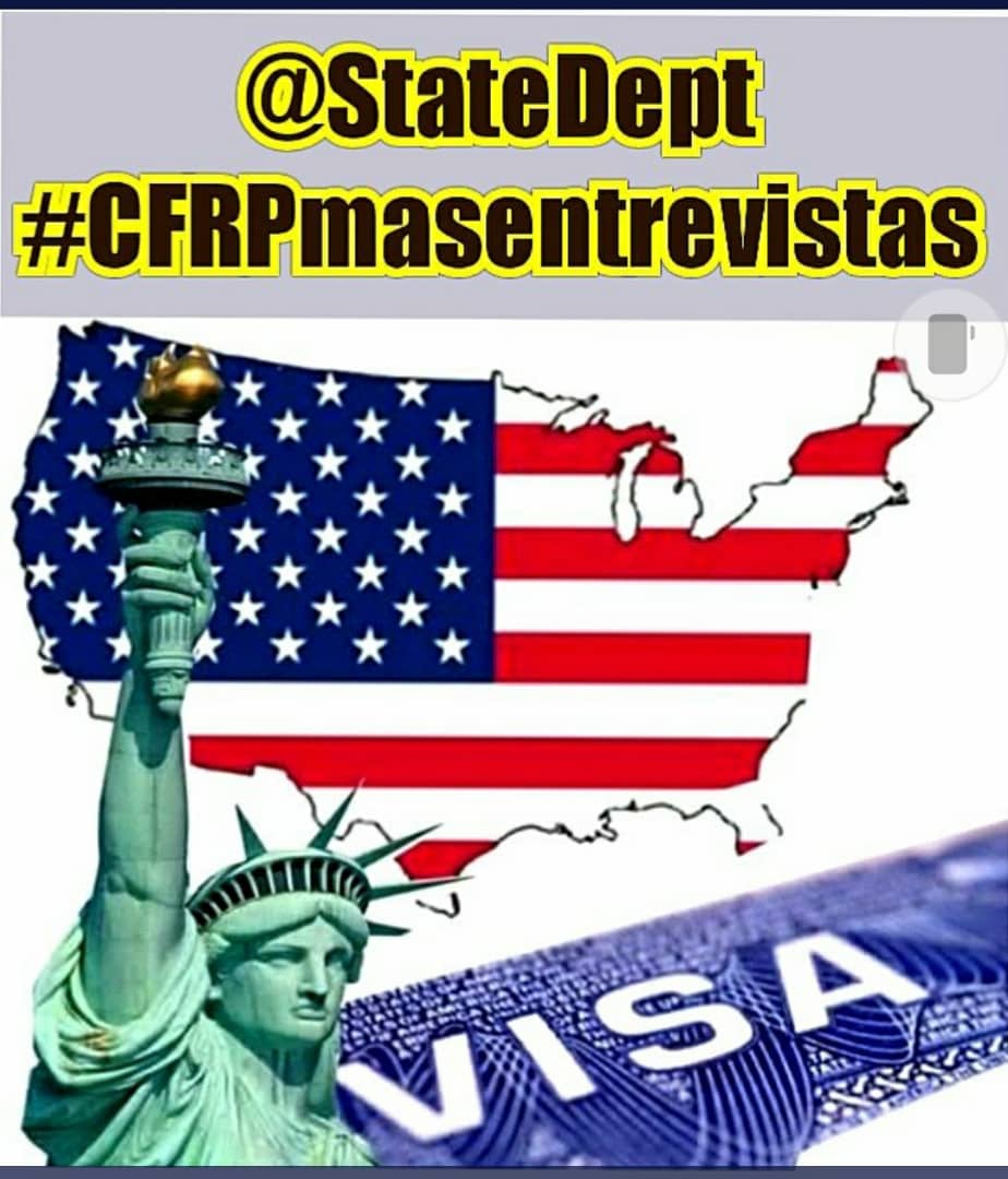 #MASCITAS 
#CFRP
#CUBAUSCIS
#CFRPentrevistadosenel2017 
#CFRPcitasprogramadas2017
#CFRPinvitacionesnuevas
#CFRPmasentrevistas 
#F1 #F2b #F2A #F3 #F4 #CP1 #CP3 #Casossinaprobar #USCISCasospostales
<a href="/WHAAsstSecty/">Bureau of Western Hemisphere Affairs</a> <a href="/POTUS/">President Donald J. Trump</a> <a href="/Cartajuanero/">Juan S. Gonzalez</a> <a href="/USEmbCuba/">Embajada de los Estados Unidos en Cuba</a> <a href="/USCIS/">USCIS</a> <a href="/SecMayorkas/">ARCHIVED: Secretary Alejandro Mayorkas</a> <a href="/StateDept/">Department of State</a>