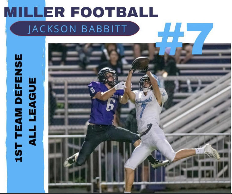 Jackson Babbitt (@jacksonbabbitt1) on Twitter photo Thank you Midwestern League coaches for voting me 1st Team All League DB, I really appreciate it! Thank you @GoMillers2022 coaches and teammates for the work. <a href="/JordanJ_/">Jordan Johnson</a> <a href="/SBLiveOR/">Oregon High School On SI</a> <a href="/PrepRedzoneOR/">Prep Redzone Oregon</a> Thank you Midwestern League coaches for voting me 1st Team All League DB, I really appreciate it! Thank you @GoMillers2022 coaches and teammates for the work. <a href="/JordanJ_/">Jordan Johnson</a> <a href="/SBLiveOR/">Oregon High School On SI</a> <a href="/PrepRedzoneOR/">Prep Redzone Oregon</a>