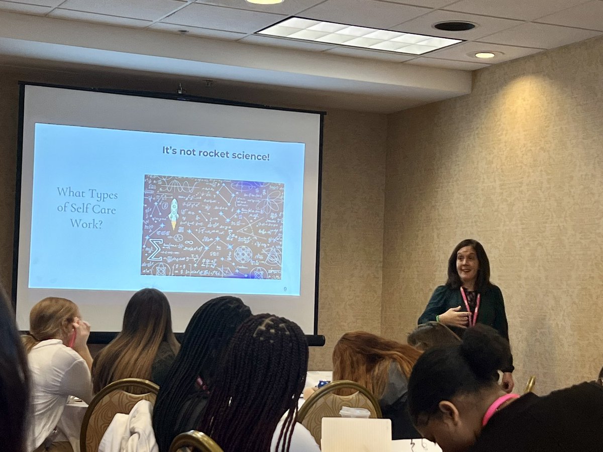 “The self care that works is the one you’re willing to do.” Amy Wassman, MDE. #MASSPWS22