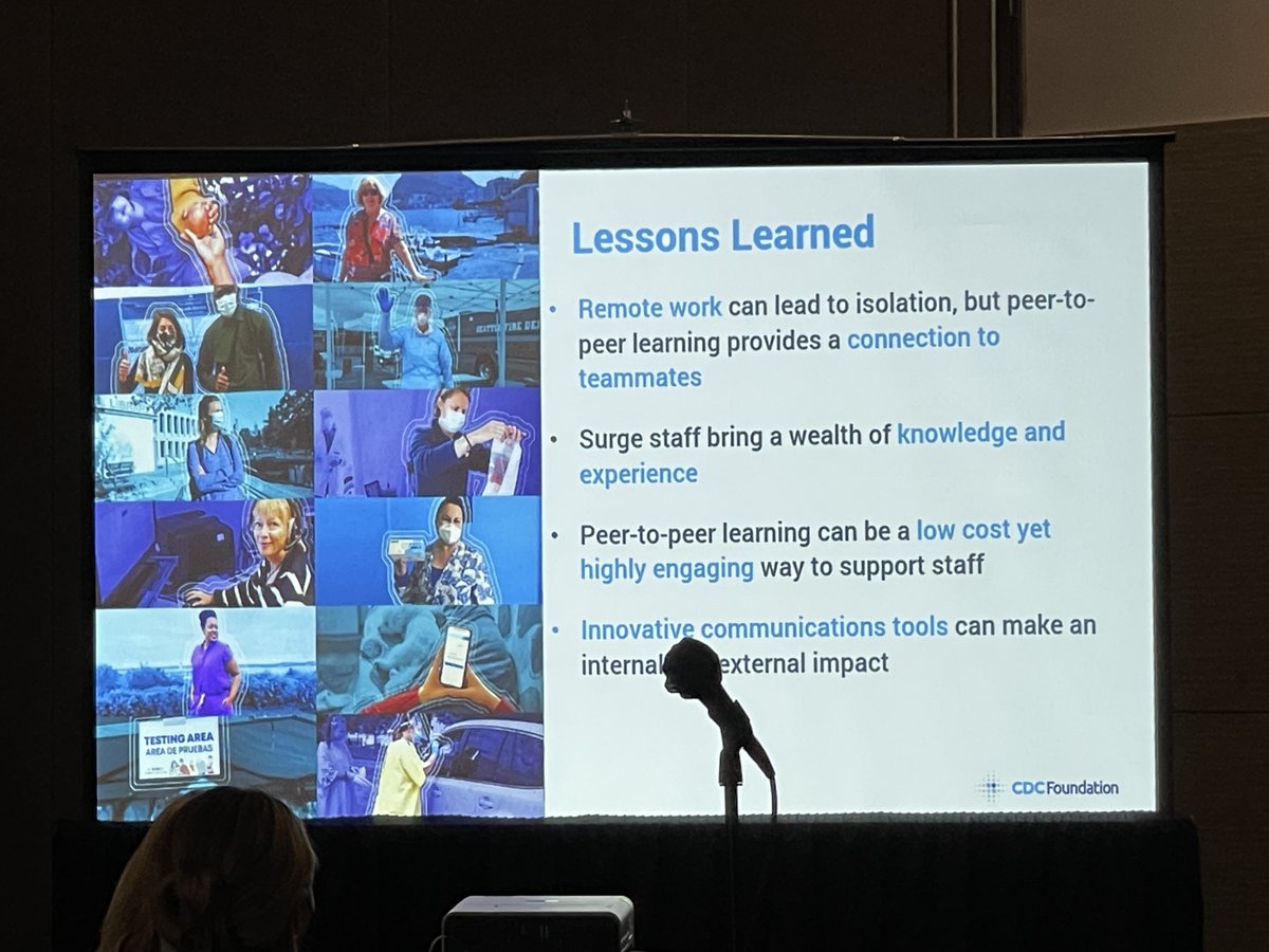 apha_ha's tweet photo. There are many pathways to lead you to your career in public health. Peer-to-peer learning promotes a connection to teams ~ Lisa Waddell, CDC Foundation @CDCFound @APHAAnnualMtg @APHA2022 @PublicHealth #APHA150Years #PublicHealth #Vote4Health #APHA2022 #APHA150 @APHAStudents https://t.co/r5NQNIVNJS