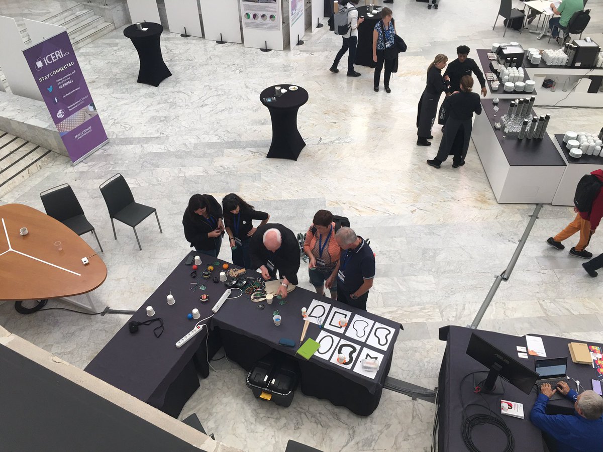 catherineUUni's tweet photo. Great knowledge transfer from Tom Lavery @ICERI_Conf. Lots of interest.  Call back tomorrow to the tables in the poster area if you would like to see more @RAEngNews @EduRAEng #iceri2022 https://t.co/4DxN6YLLvQ