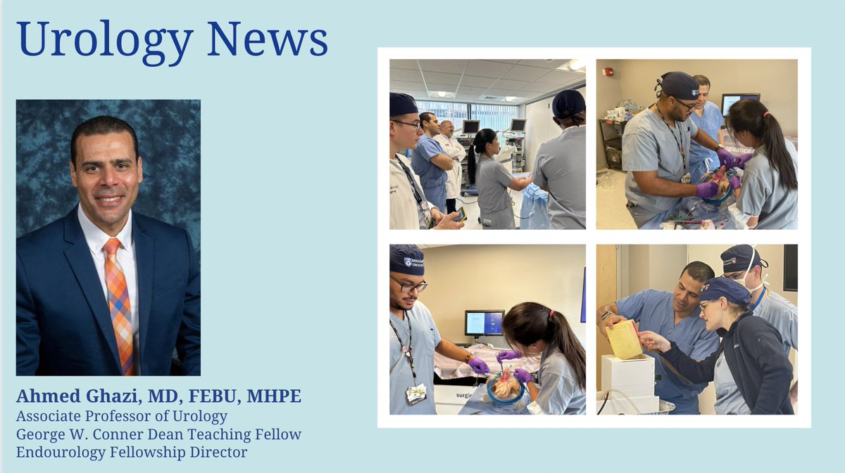 Brigham and Women's Hospital Department of Urology (@bwhurology) on Twitter photo Dr. Ahmed Ghazi came as a visiting professor on Friday, 11/4. We enjoyed the simulations and loved having the privilege to learn from Dr. Ghazi. Thank you <a href="/aghazimd/">Ahmed Ghazi</a>!
#UroRes #BWHUrology Dr. Ahmed Ghazi came as a visiting professor on Friday, 11/4. We enjoyed the simulations and loved having the privilege to learn from Dr. Ghazi. Thank you <a href="/aghazimd/">Ahmed Ghazi</a>!
#UroRes #BWHUrology