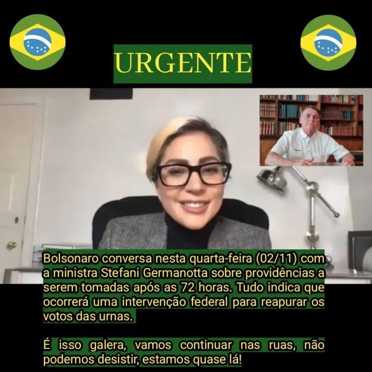 jnflesch's tweet photo. Apoadores do Bolsonaro foram enganados por fake news envolvendo a Lady Gaga. https://t.co/ph1X0BJFTT