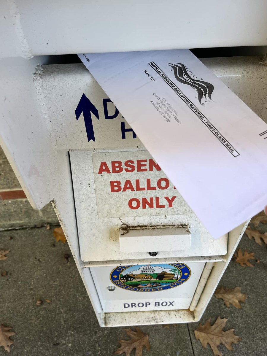 Still have your absentee ballot at home? Make sure to drop it off with your municipality (either at a drop box if your town or city has one, or straight to the municipal clerk) by 8 p.m. tomorrow, Tues. 11/8. It is too late to put it in the mail. #TrustedInfo2022