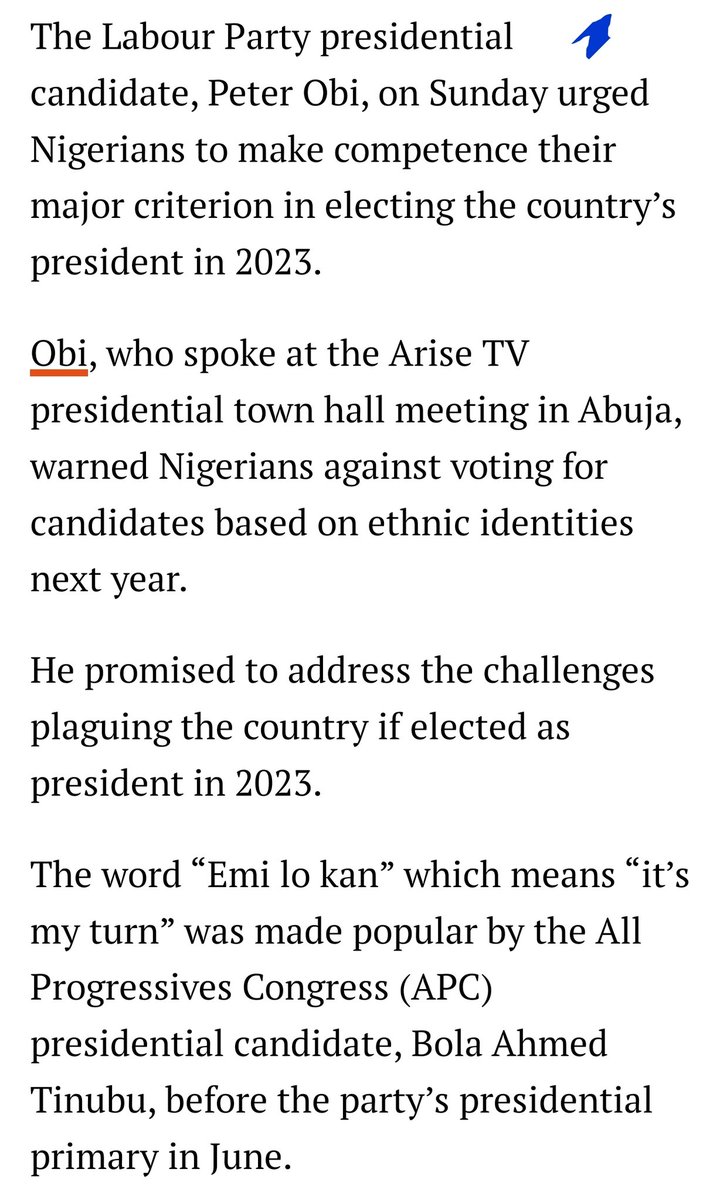 x60mtalk's tweet photo. About time for Nigerian political class & #AllVoters #Obidients #RealCitizens to go after the truth + transformed ideas ๐ก
#TakeBackNigeria 2023 forward
@PeterObi
@BBC @ABC https://t.co/RhYiU8XqVx
