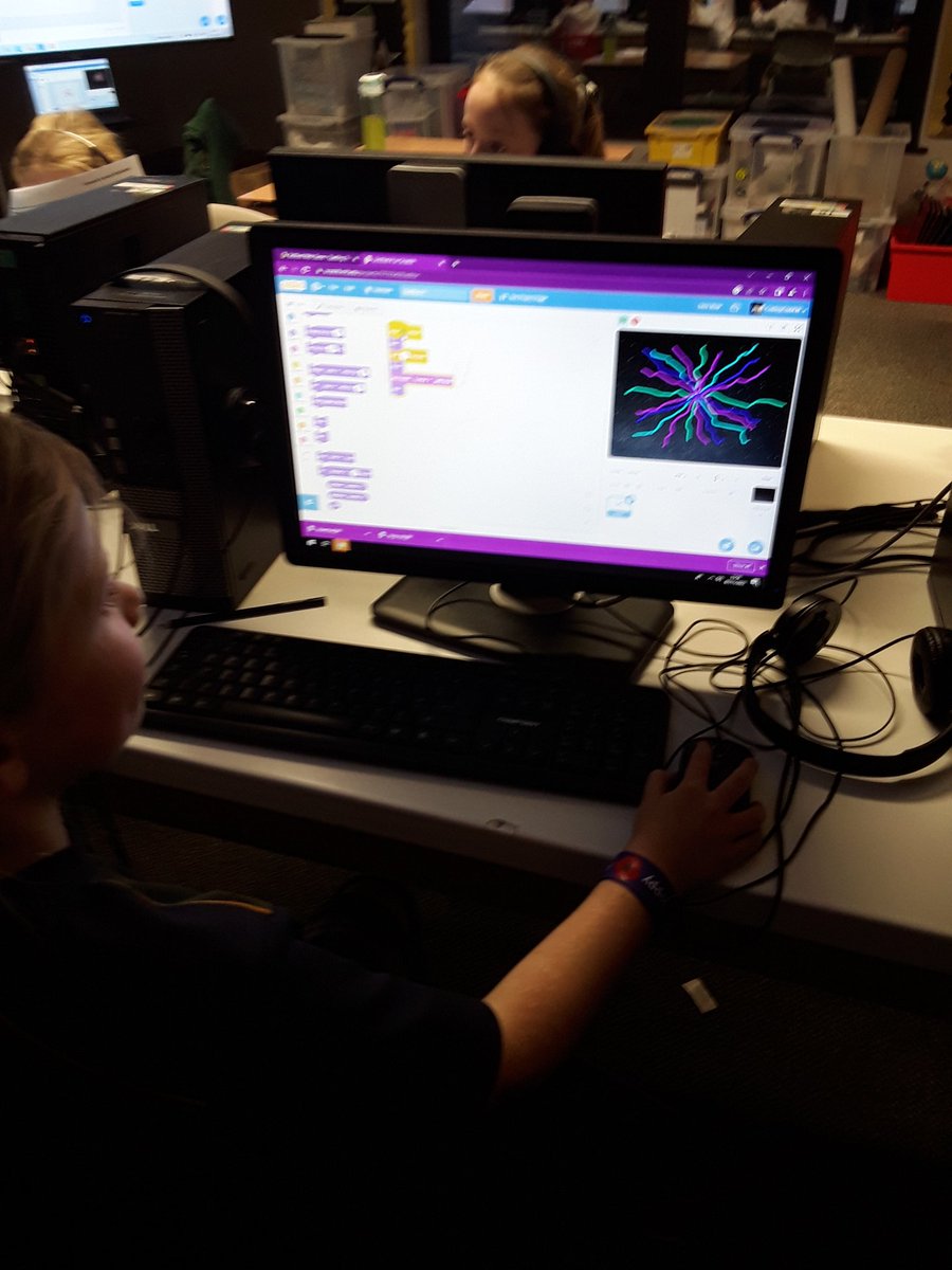 Coding Club are coding their own fireworks display.