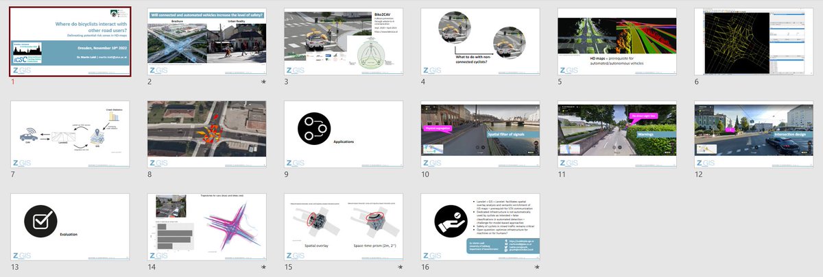 gicycle_'s tweet photo. my presentation slides for #ICSC22 in #dresden are screwed together. will present results from #Bike2CAV project. https://t.co/jrSZ8tH7xh
#cycling #safety #GIS #CAV https://t.co/MqHY7OI2B3
