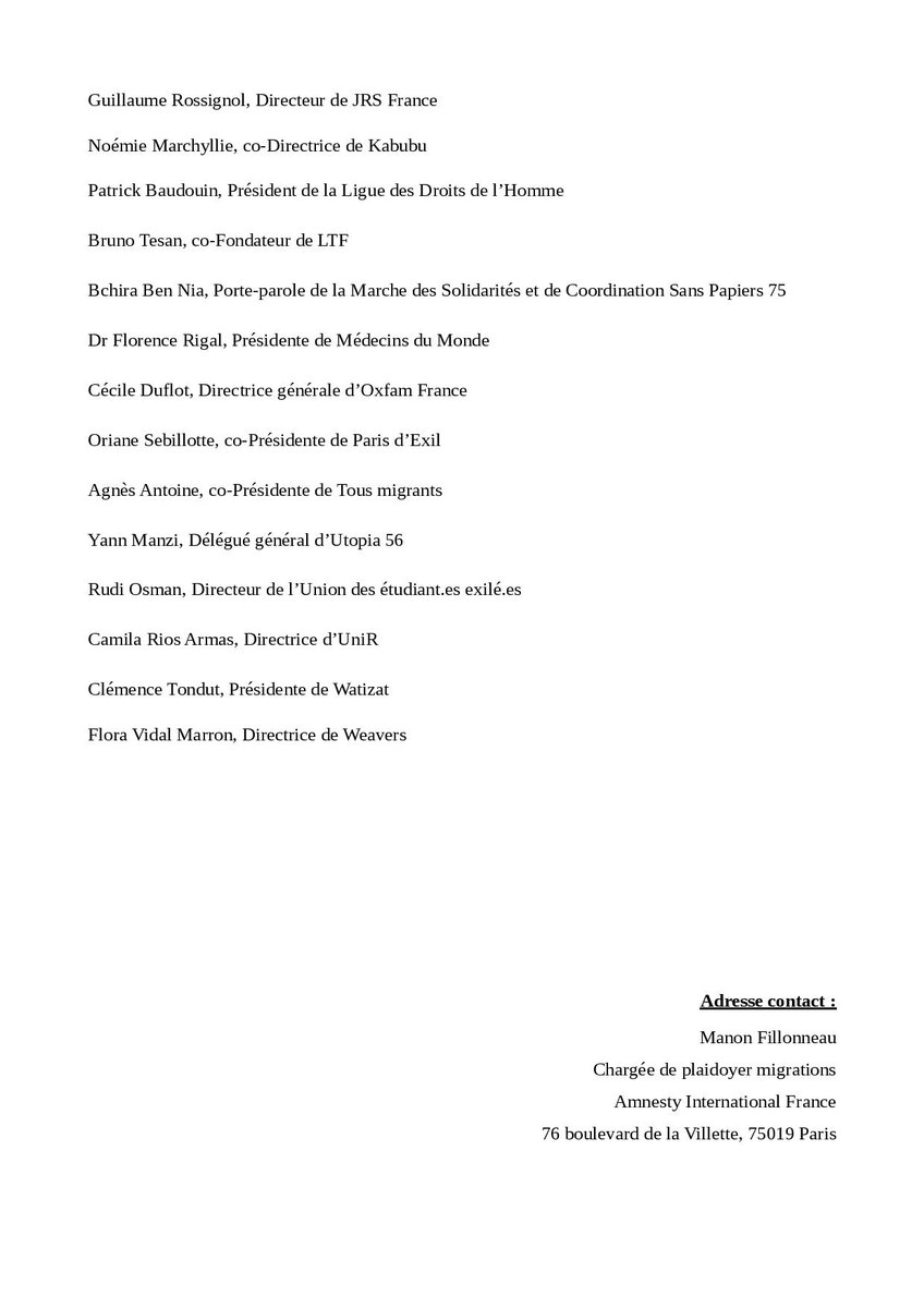 FranceUee's tweet photo. 📢L'UEE a signé une lettre avec d'autres organisations à @Elisabeth_Borne.
Nous sommes extrêmement inquiets face à cet énième PJL sur l'asile et l'immigration qui risque fortement de porter atteinte aux droits des personnes exilées. 
Nos demandes ⬇️⬇️ https://t.co/5WkKsjB5yg