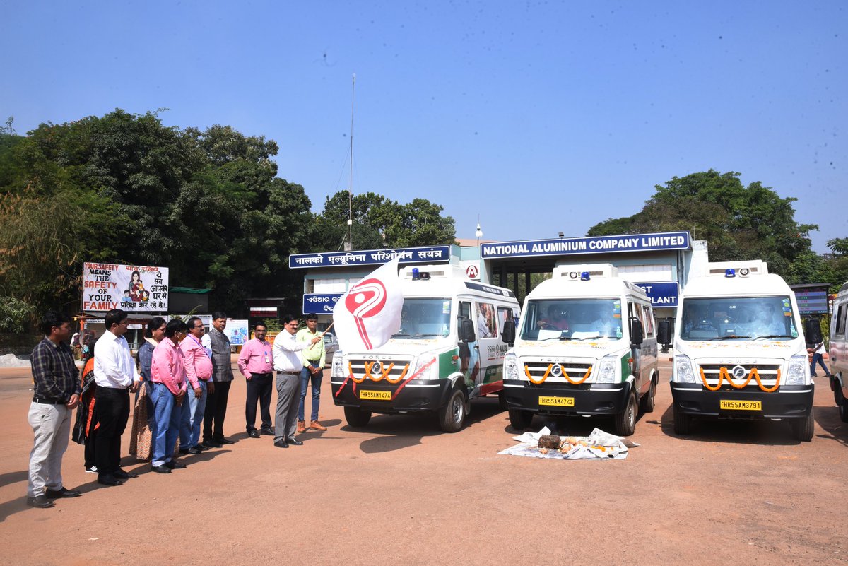 Four Mobile Health Units were flagged off in 163 peripheral villages of Mines &amp; Refinery Unit in Damanjodi, to provide doorstep delivery of healthcare services. The MHUs will be operated by <a href="/NalcoFoundation/">NALCO Foundation,Connecting Community</a> in collaboration with <a href="/WFIndia/">Wockhardt Foundation</a>.  <a href="/JoshiPralhad/">Pralhad Joshi</a> <a href="/MinesMinIndia/">Ministry of Mines</a>