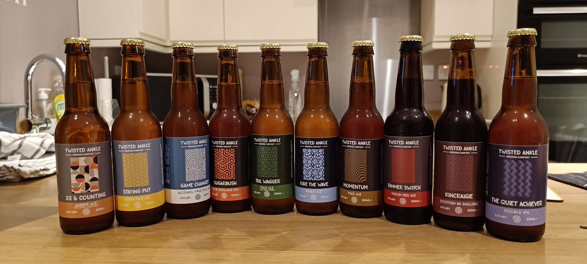 Bit of a trek to Twisted Ankle Brewing just outside Aboyne, but nice selection of styles &amp; strengths twistedanklebrewco.com 🍺😃
