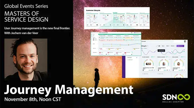 uxward's tweet photo. Join @SDNetwork Dallas Noon tomorrow as @jochemvdv helps us better manage journeys across teams, products and geographies while everything takes place in a unified journey-centric framework.
https://t.co/BOxnkGMcjR
#journeymap #serviceblueprint #ux #design #servicedesign #cx https://t.co/HNsYhgZwHV