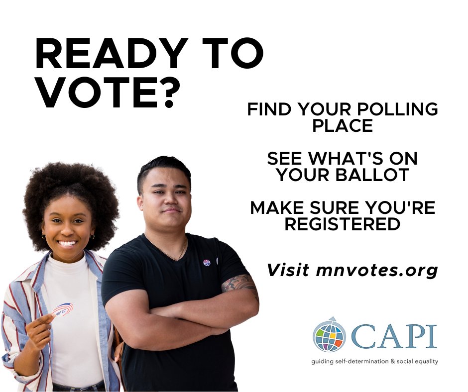 CAPIUSA1982's tweet image. Tomorrow is #ElectionDay ! Visit mnvotes.org to find your polling place, see what&apos;s on your ballot, and make sure you&apos;re registered. Get to the polls and #vote!