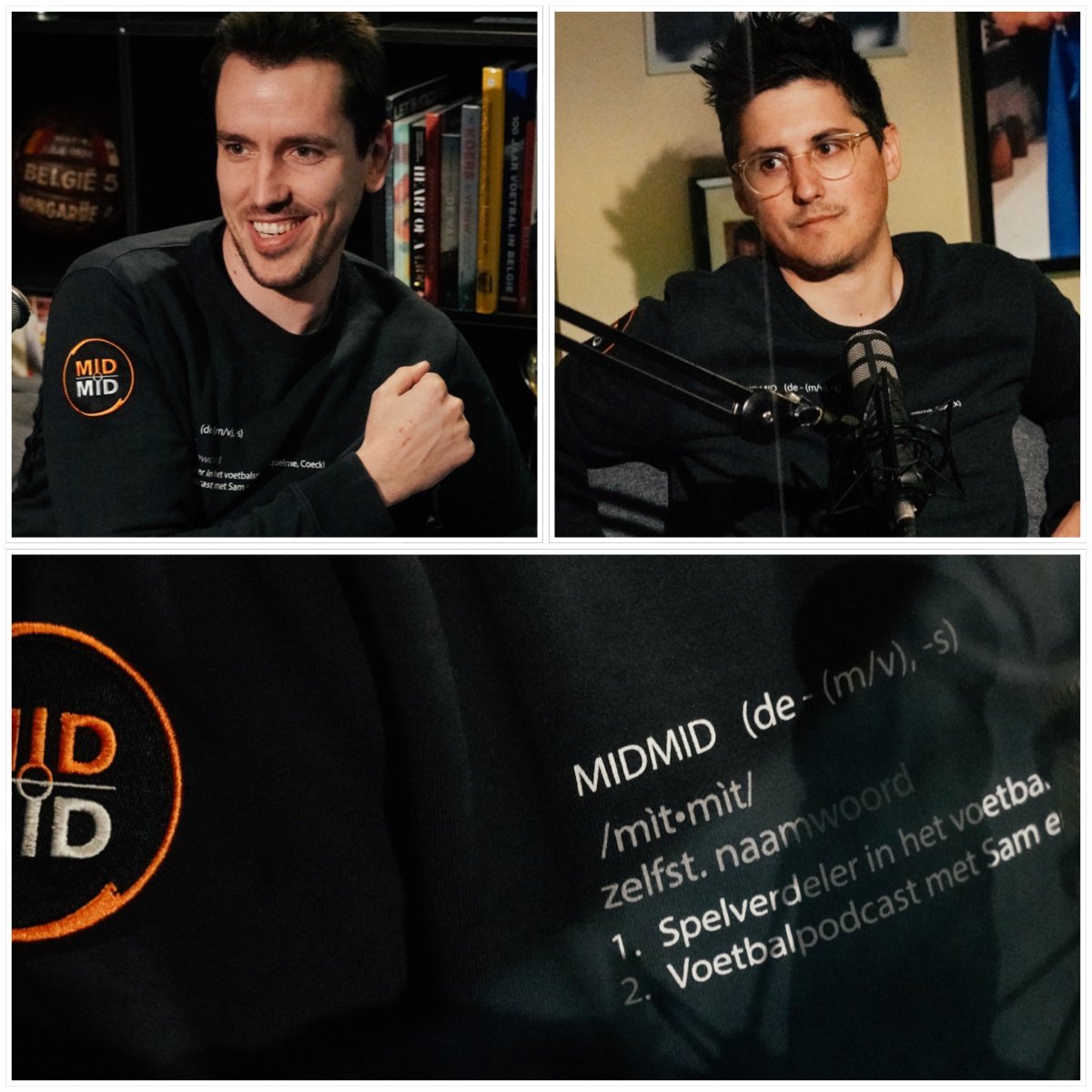 LucColemont's tweet photo. Het zijn niet alleen knappe gasten, maar ook straffe gasten! 😉
De verkoop van de @MIDMIDpodcast pulls ten voordele van @StopDarmkanker bracht liefst 1333,29€ op !!! 🍀👏
Txs @samkerkhofs en @winkelmans #topduo #topprogramma ⚽️
#presentatorsmeteenhart 💙 https://t.co/E3hl7HHbL7