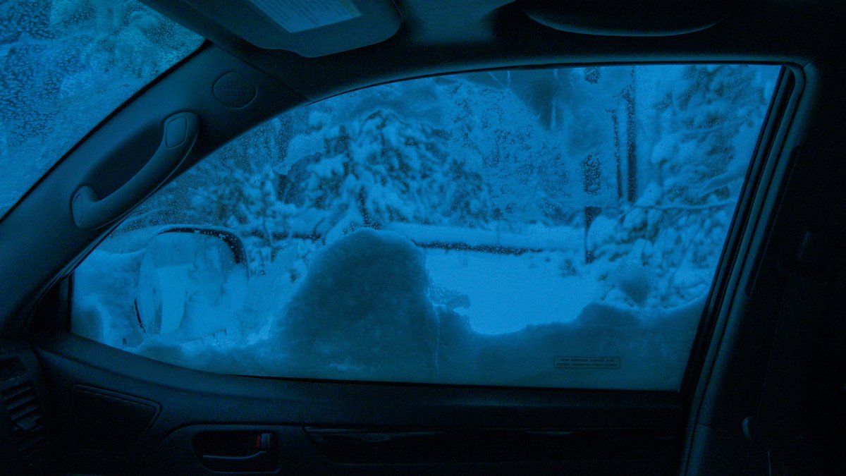 as the snowfalls