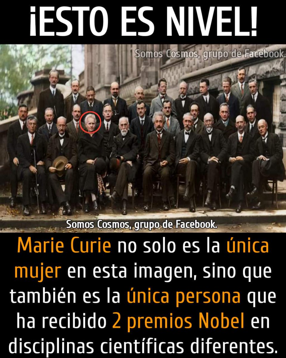 ¡Feliz cumpleaños a Marie Skłodowska Curie, quien nació este día en 1867! 🎉