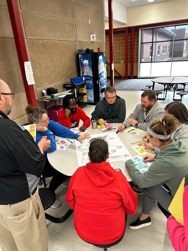 eldoradocats's tweet photo. EMS teacher spending the day looking at data and growing as professionals during their inservice day. #everydaywithexcellence https://t.co/6Q9jQ2uUf0