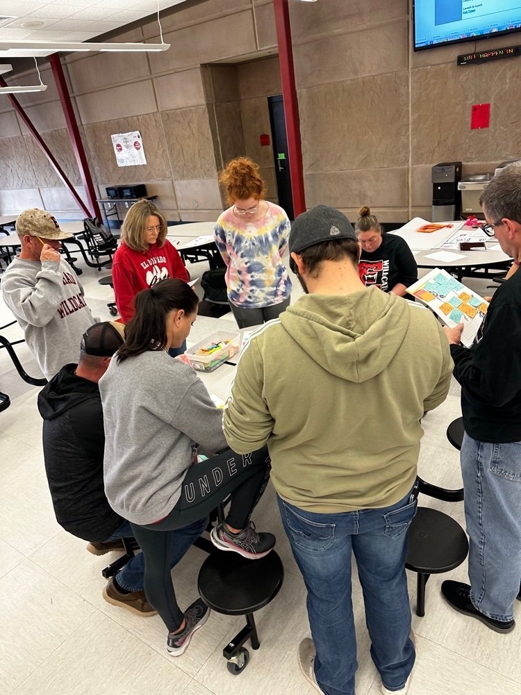 eldoradocats's tweet photo. EMS teacher spending the day looking at data and growing as professionals during their inservice day. #everydaywithexcellence https://t.co/6Q9jQ2uUf0
