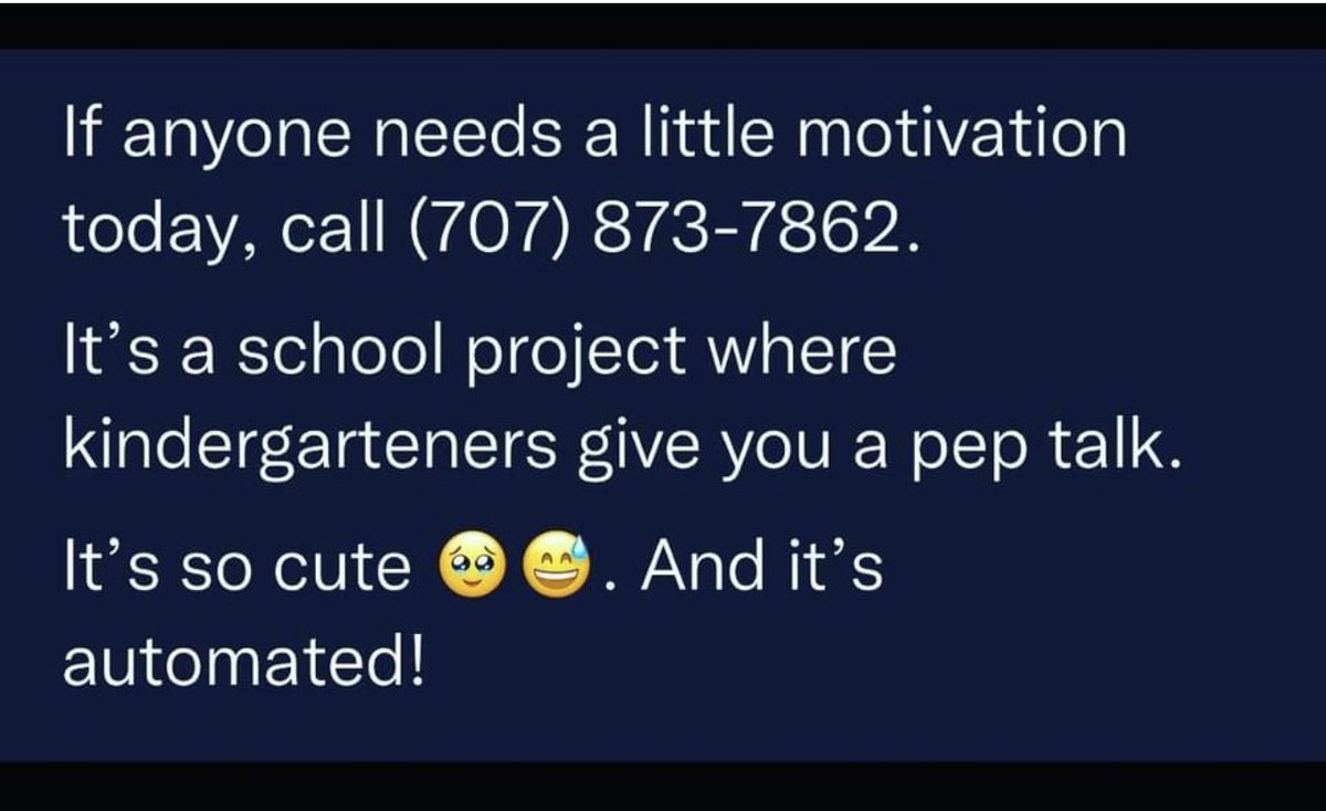 dnalight's tweet photo. Call! This is everything 707-873-7862 I think we could all use this today. Bravo to these kindergarteners and their teachers. Bravo ❤️❤️❤️ https://t.co/KGqv2KXchL
