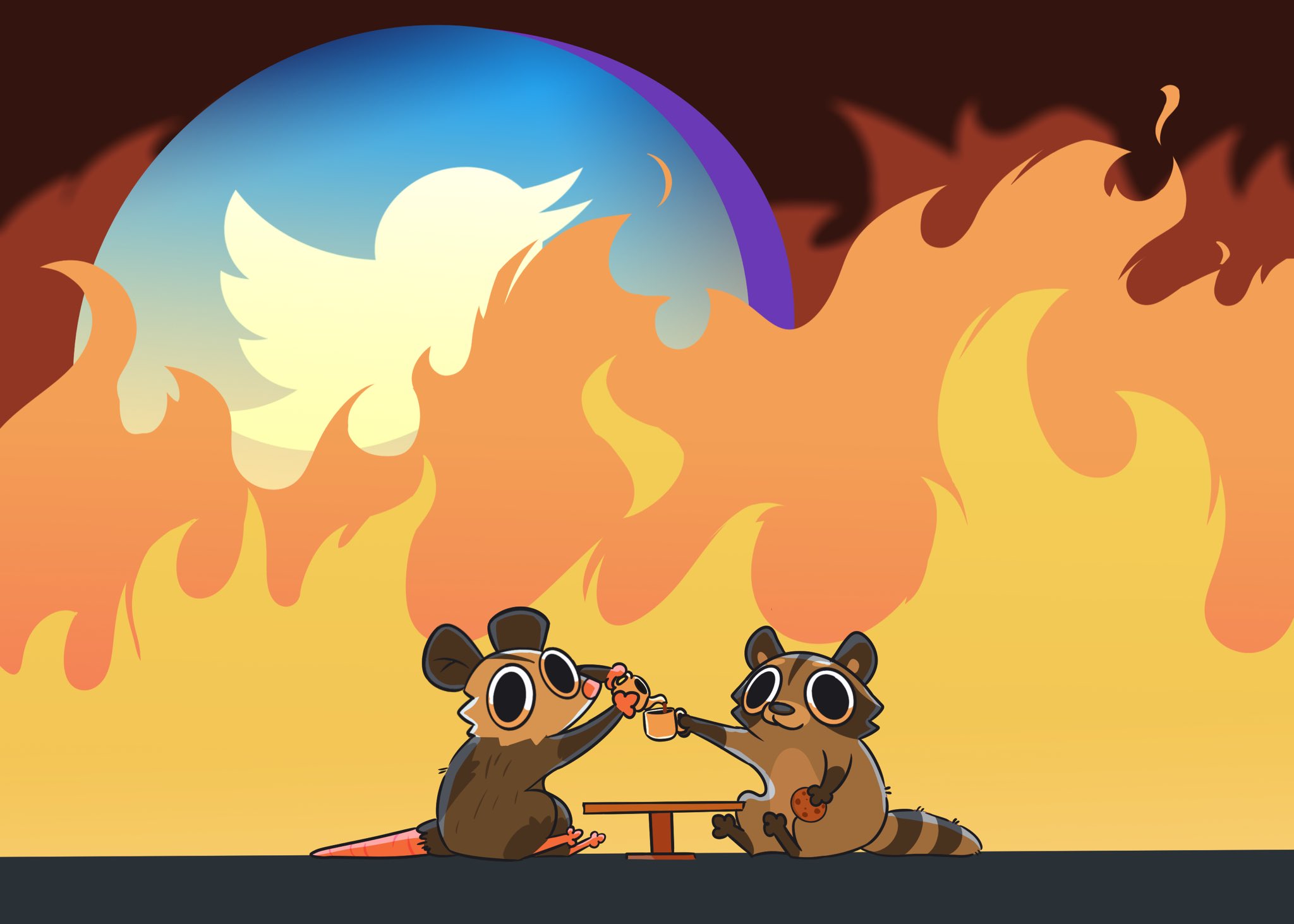 Twitter Raccoon HappyRaccoons (commssionsclosed) on Twitter: