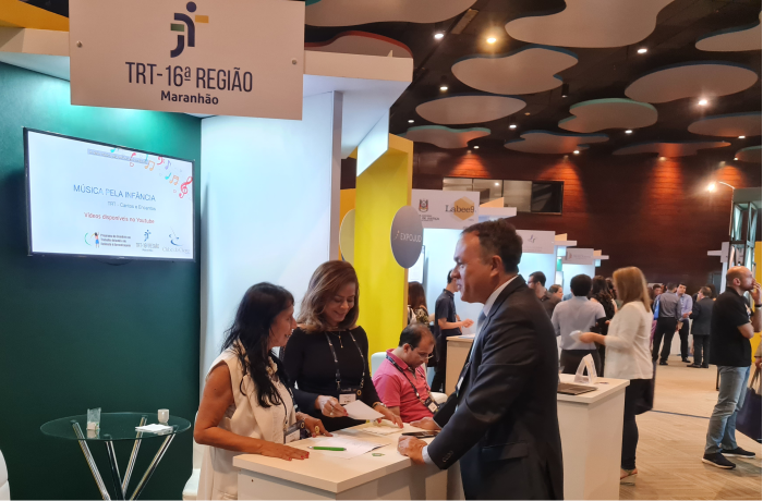 trtmaranhao's tweet photo. Projeto Música pela Infância é destaque em evento de Inovação dos diversos Ramos da Justiça brasileira: https://t.co/96qz97tPPo
#Expojud #Inovação #TrabalhoInfantil #JustiçadoTrabalho #SouTRT16 #TRTMA https://t.co/yeueN8UuL7