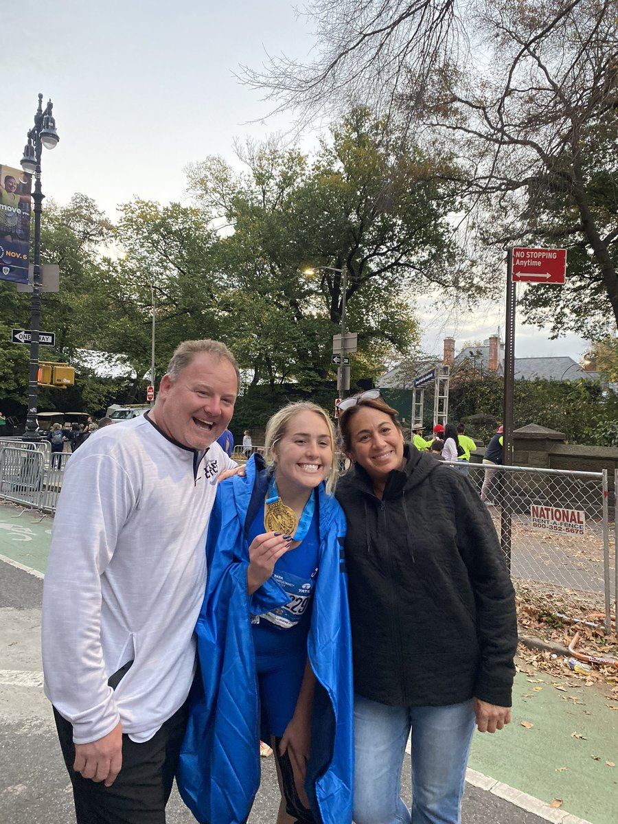 Congratulations to my daughter Olivia for entering and finishing the NYC Marathon ! So proud of you that is a great accomplishment ! Love you !