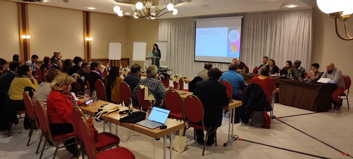 ETUI_org's tweet photo. Opening of the conference, "using education as a tool to combat inequality" says @ETUIEducation #EduDays2022 #Budapest https://t.co/CtepC29T9l