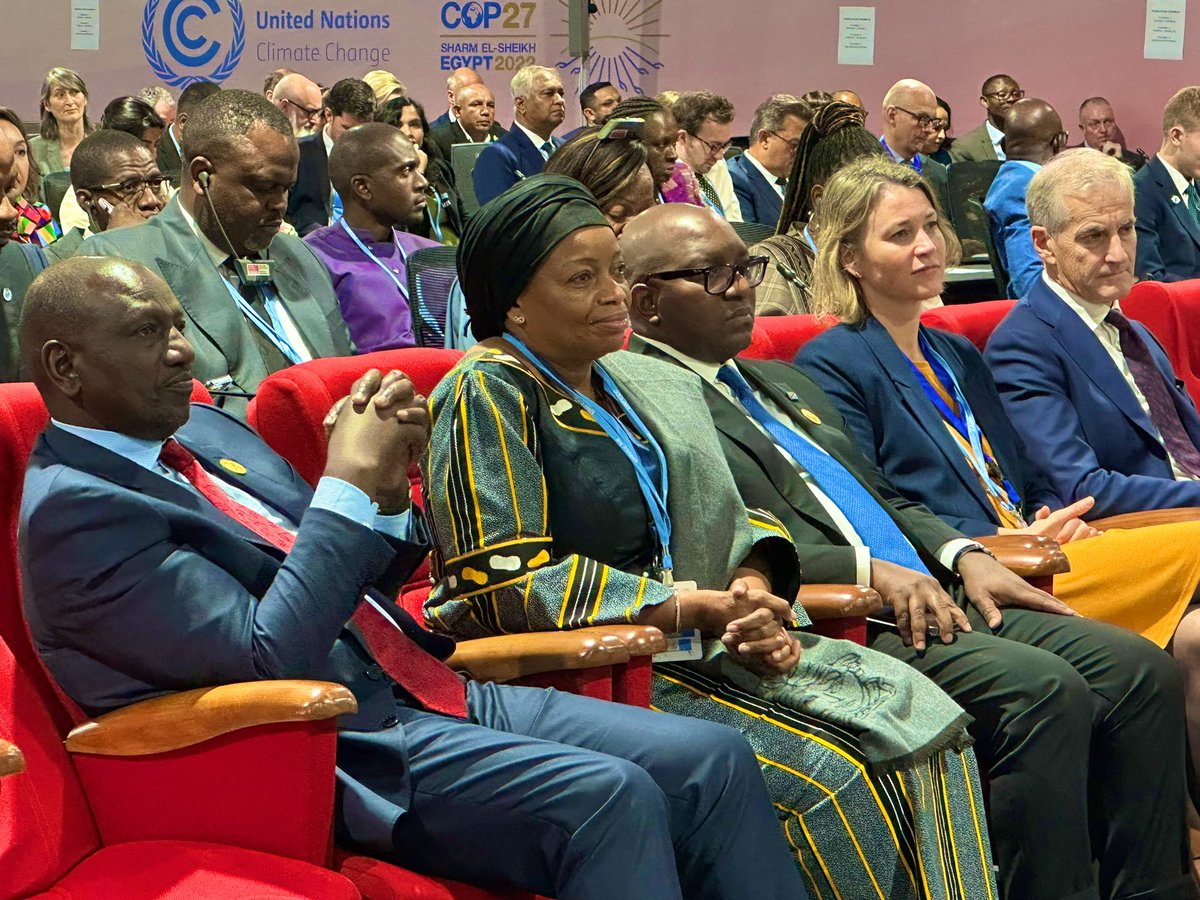 Evebazaiba's tweet photo. #COP27: Le Premier Ministre @LukondeSama Représentant le Chef de l’Etat au Dialogue de haut niveau des dirigeants sur les forêts et le climat à l’initiative de la Grande Bretagne. https://t.co/u8wi6b3SQr