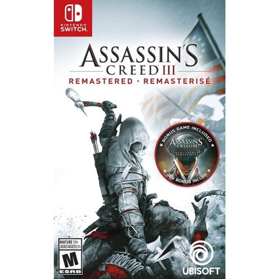 GameDealPaladin's tweet photo. Assassin's Creed III Remastered Edition (Switch) is $17.99 at Best Buy.

🔗 https://t.co/AFJHrR22jQ

#AssassinsCreed #NintendoSwitch #videogamedeals #BlackFridayDeals https://t.co/mtGZWn22Cb