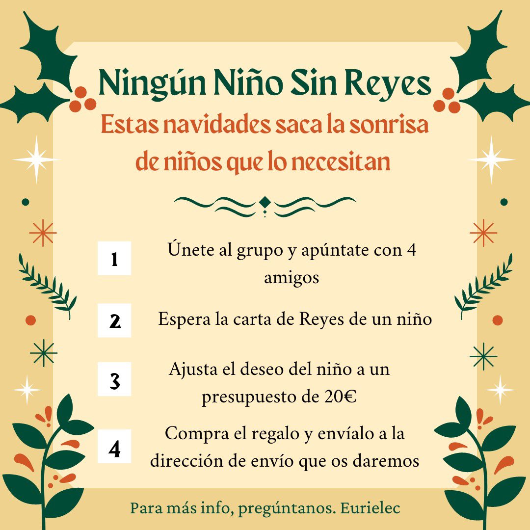 Desde Euri estamos colaborando con esta campaña, si quieres ayudar no dudes en entrar en el grupo🥰

chat.whatsapp.com/IvvFIN9KCKLJOP…