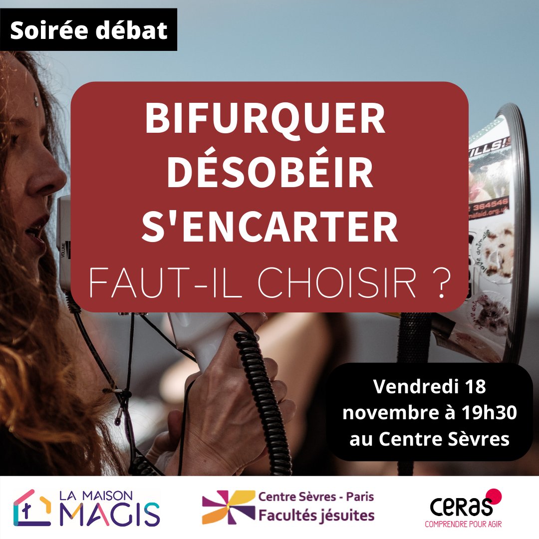Ceras_dse's tweet photo. Venez débattre avec @BenoitHalgand et nos 3 autres invité·e·s vendredi 18 novembre à 19h30 au @Centre_Sevres !
#écologie #politique #engagement #bifurquer https://t.co/9IZx6phYpj