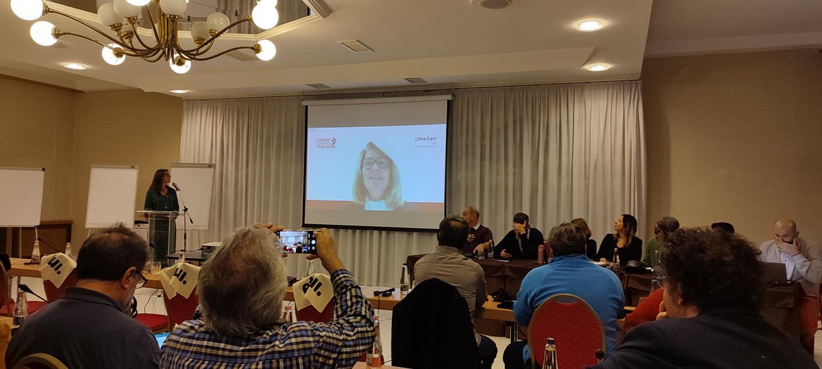 ETUI_org's tweet photo. "Where are the roots of inequality that translate in our lives?" asks @liina_carr from @etuc_ces at the #edudays2022 and quotes Benchmarking Working Europe 2021 special edition https://t.co/W9DFZDVFlI https://t.co/xiaOYswKRM