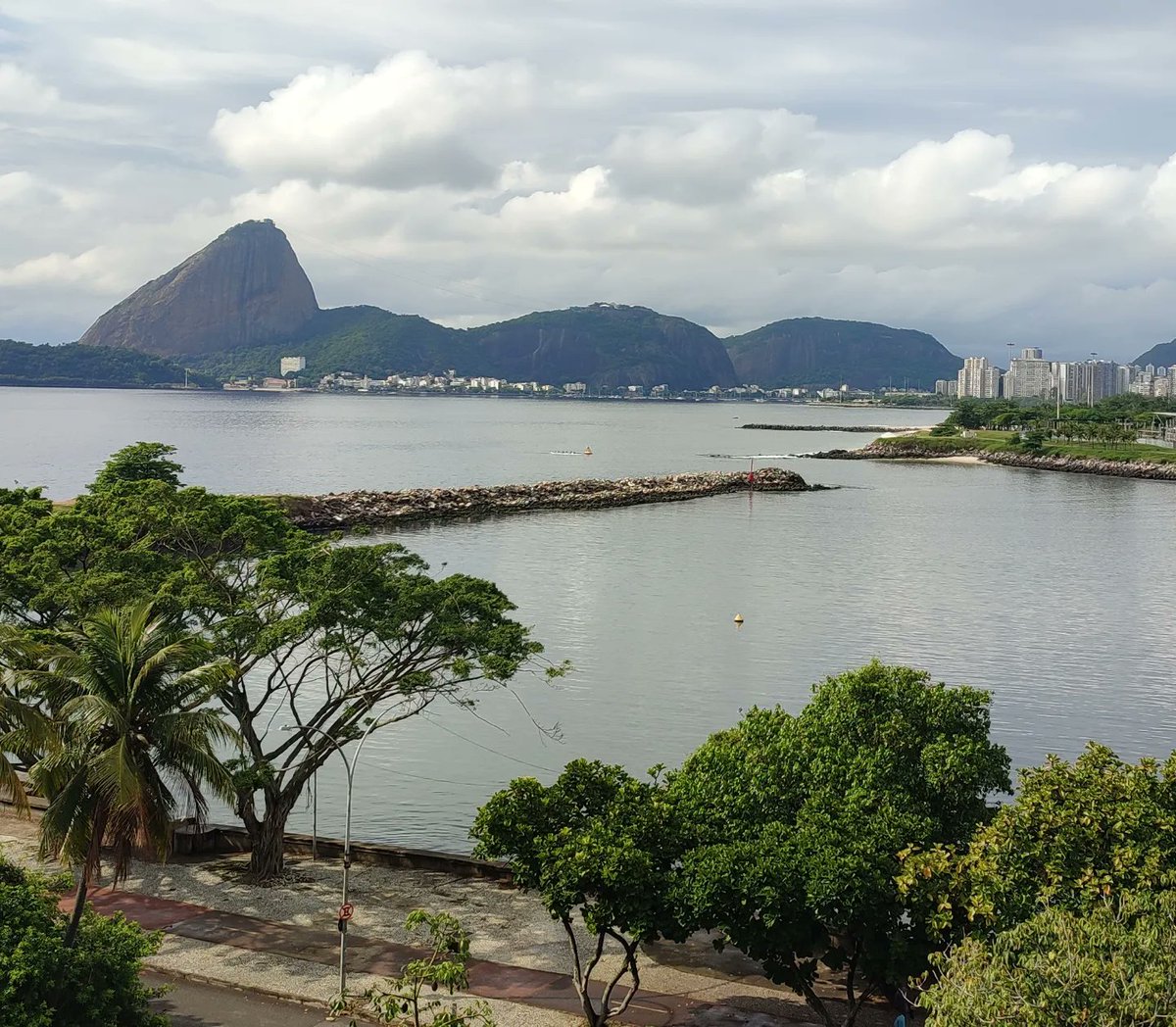 Can I get "hell yea" for this view from the hotel!! One day in Rio before we fly to Bolivia to begin three months on the bike! 🎉🎉