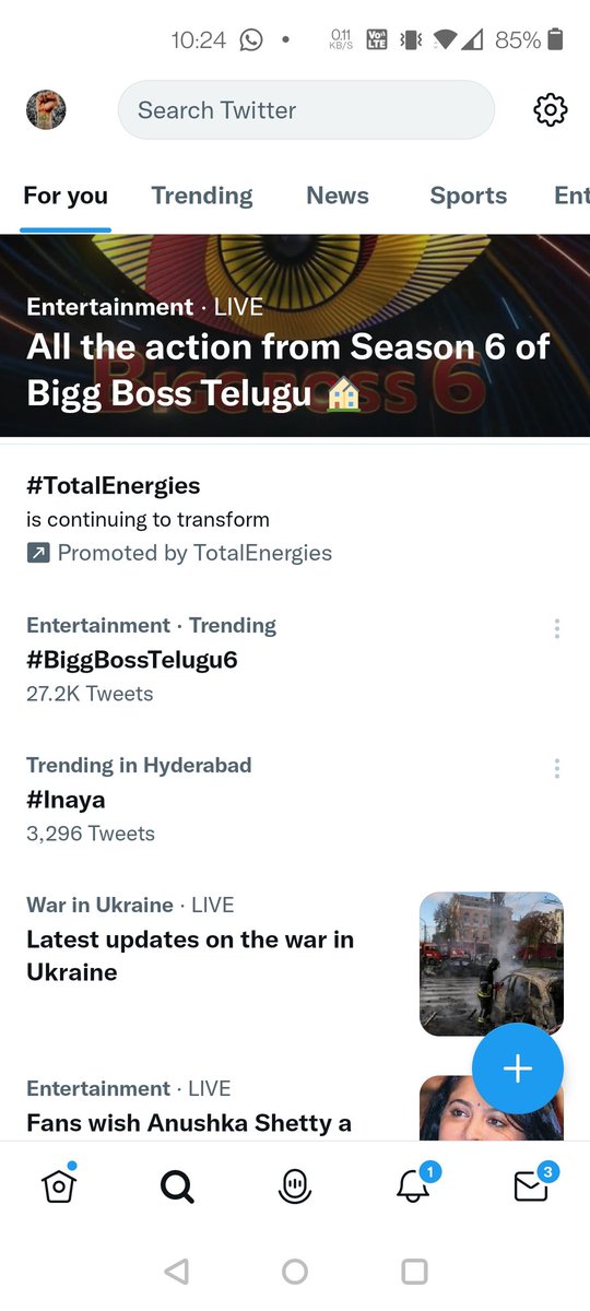 vijeythegreat's tweet photo. Trending #inaya 
power of tigress

💪💪💪💪

#BiggBossTelugu6 https://t.co/9zonb9M4Gs