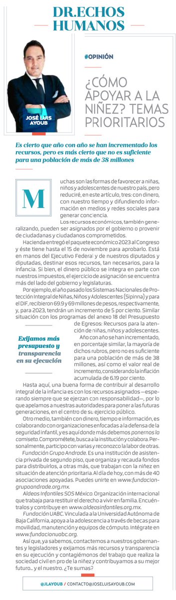 jlayoub's tweet photo. Me han preguntado mucho ¿cómo ayudar? #Compartir y #Sumarnos es una de las claves, con esas sencillas acciones ayudamos mucho.
Muchas gracias @MaElenaEsparza
#Seguridadinfantil https://t.co/wH7DOUH53q