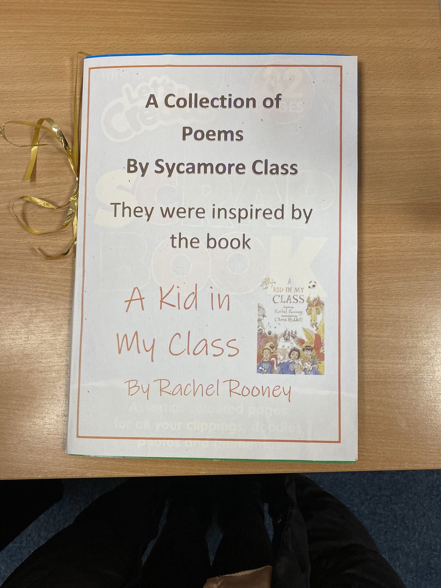 GCA_learning's tweet photo. Our Year 3 pupils have loved looking at @RooneyRachel’s A Kid in My Class collection. They have created their own anthology, isn’t it great @clpe1 #GCAenglish #GCApoetry #ACES_Creativity https://t.co/wlD8E2MmHh