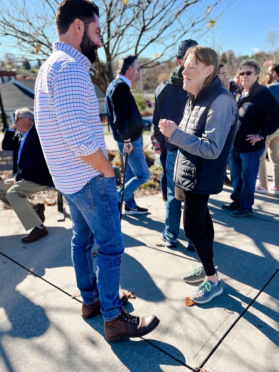CastelliMatt's tweet photo. So much energy this morning at our canvass launch in Amsterdam with @PaulTonko and @NeilBreslin44. #TeamCastelli volunteers are knocking doors in every corner of #NY21 to #GOTV. https://t.co/3YfR5JqAmN