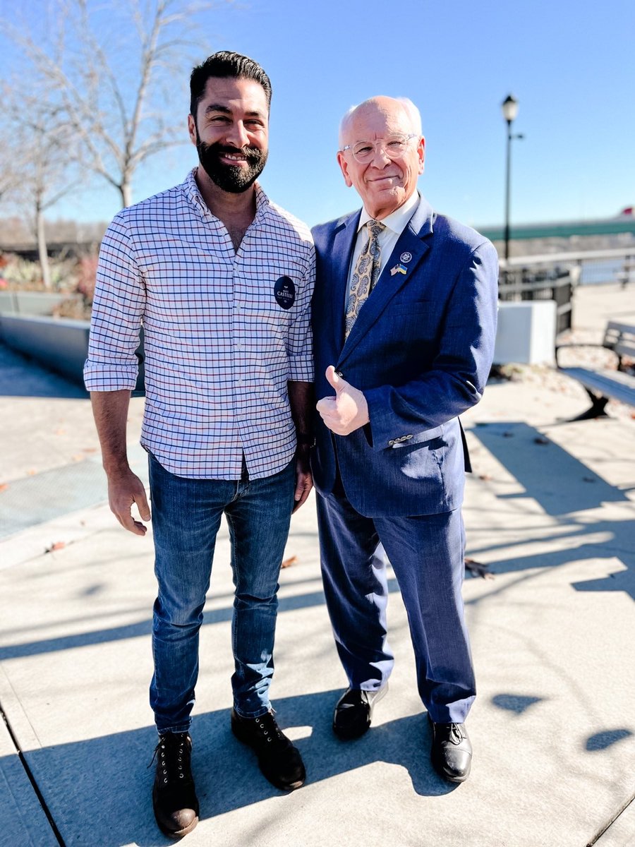 CastelliMatt's tweet photo. So much energy this morning at our canvass launch in Amsterdam with @PaulTonko and @NeilBreslin44. #TeamCastelli volunteers are knocking doors in every corner of #NY21 to #GOTV. https://t.co/3YfR5JqAmN