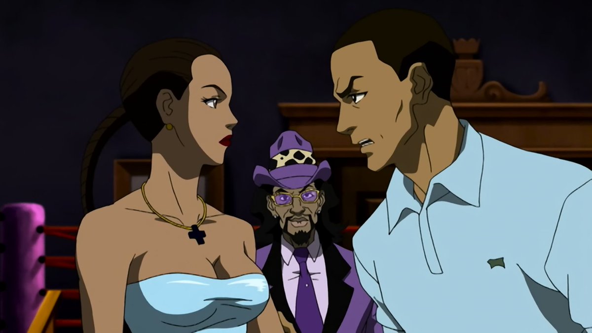 boondocks purple dress Granddad Dates a Kardashian | The Boondocks | adult swim