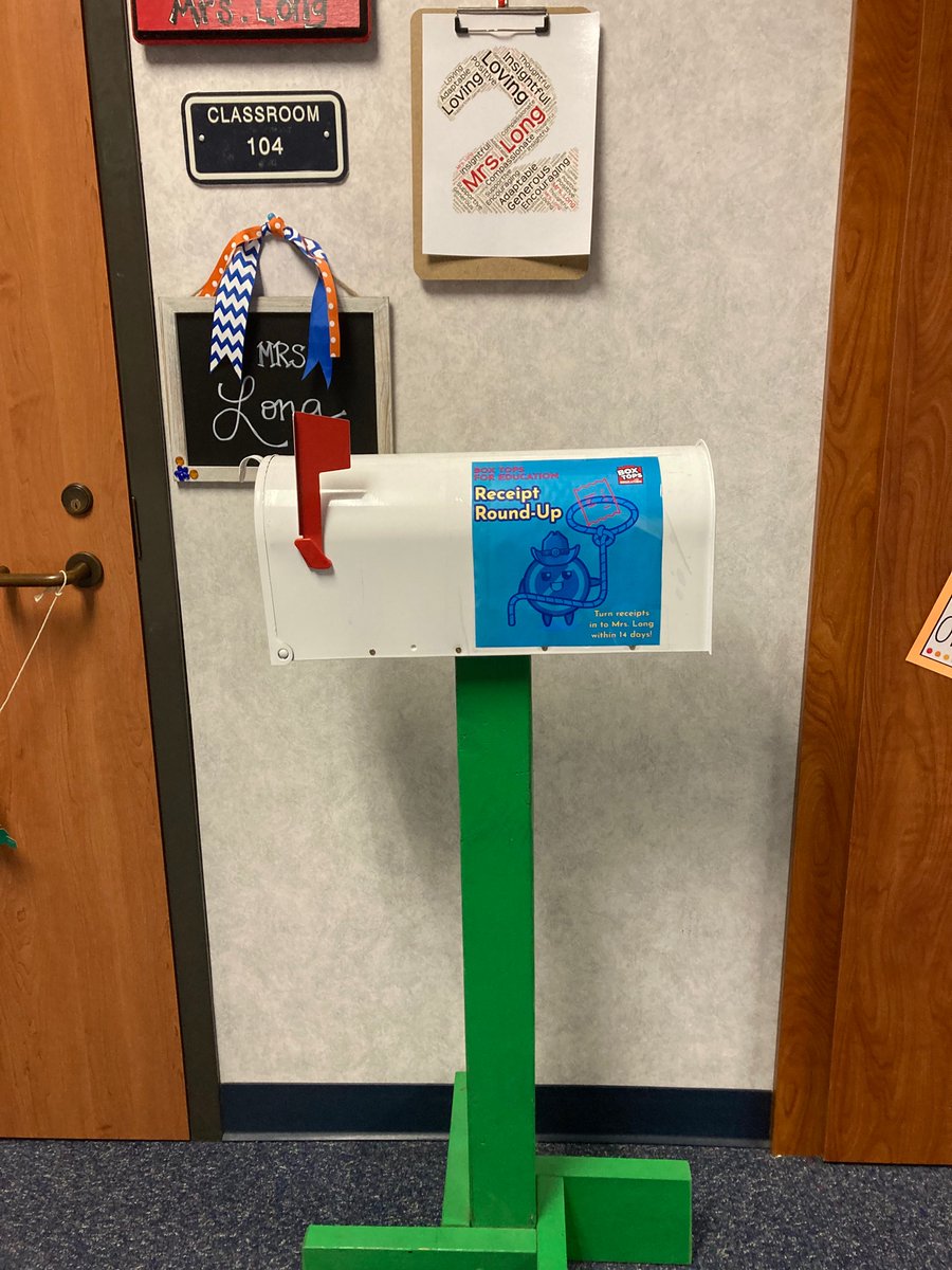 Reminder <a href="/LindseyElem/">Lindsey  Elementary</a> Lone Stars: we are collecting grocery receipts to help us earn money for our school through Box Tops! These can be turned in outside my room! ⭐️