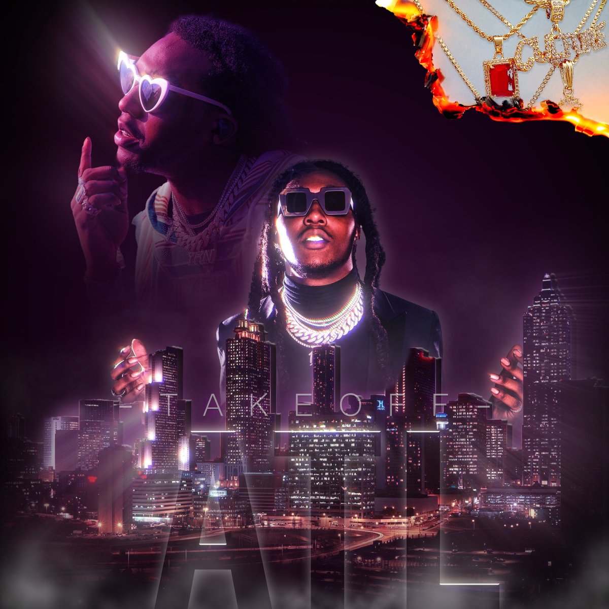 GRAPHIXSART's tweet image. Had to do somthign in memories of @1YoungTakeoff  
 Rip #takeoff