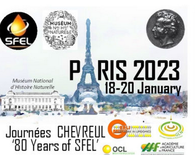 Ne ratez pas les Journées Chevreul de <a href="/societe_l/">Société Française pour l'Etude des Lipides - SFEL</a>  du 18 au 20 janvier 2023. Un RDV incontournable de la recherche scientifique mondiale sur les #lipides, au Muséum d'Histoire Naturelle, à Paris. Plus d'infos et inscriptions sur terresunivia.fr/decouvrir-terr…