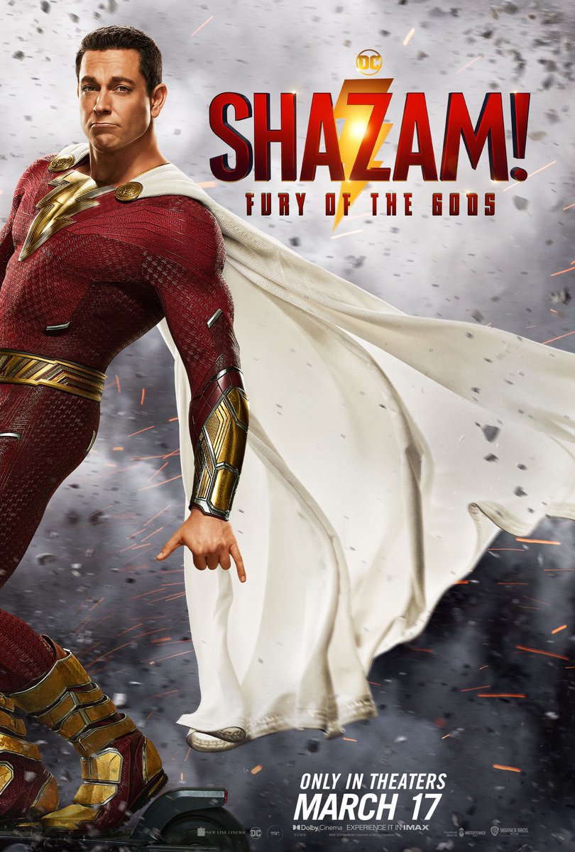 Mark your calendars, y’all! @ShazamMovie ! Fury of the Gods – wiser, stronger, faster, funnier, I mean, overall, cooler than the rest (and did we mention ✨humble ✨ 😏💅) coming ATCHA only in theaters on March 17. #ShazamMovie 2 #ElectricBoogaloo