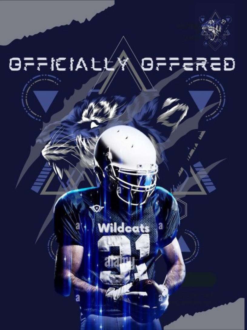 jason_duncan04's tweet photo. Blessed to receive an offer from Oklahoma Wildcats Prep💙! @HOXIEFOOTBALL @CoachErvOC https://t.co/ZFnDIywTY2