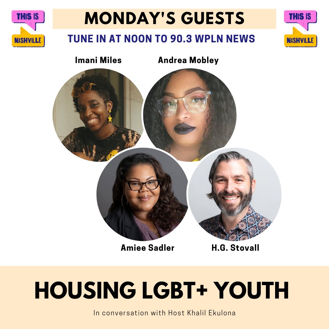 ThisIsNashville's tweet photo. LGBT+ youth are 28% more likely to be homeless than their peers.

So what is being done to make sure LGBT+ youth have a safe place to stay for the night in Nashville?

Today, we'll hear what it's like to be LGBT+ and homeless, and from executives of @Nash_Launch_Pad. https://t.co/qu9prT8HsP