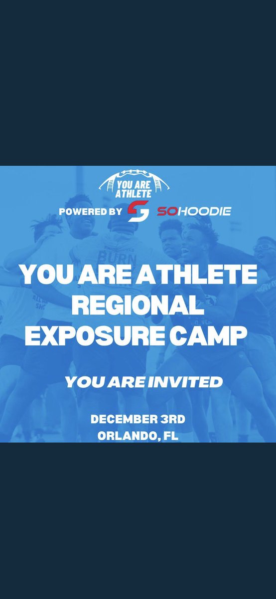 Thank you @youareathlete for the invite. Blessed for the opportunity.